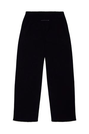 black cotton trousers MAISON MARGIELA KIDS | M60695MM02XM6900